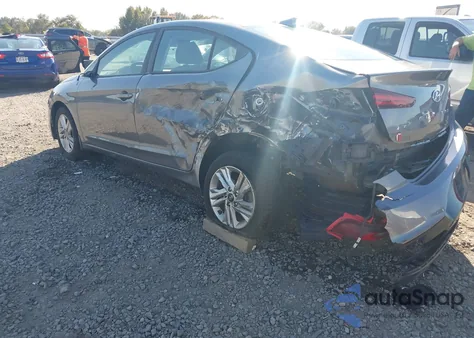 2019 Hyundai Elantra Sel z USA, uszkodzony, nr VIN 5NPD84LF5KH488658